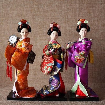 【熱賣精選】日本藝妓絹人偶和服娃娃日式歌舞伎擺件料理餐廳壽司店鋪家居裝飾