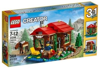 LEGO 樂高 CREATOR 湖畔小屋 31048