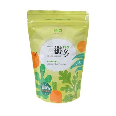 【袋裝】三纖多TSO 100%純膳食纖維粉 (家庭號經濟包) - 促進腸道蠕動、幫助排便順暢，低黏稠。