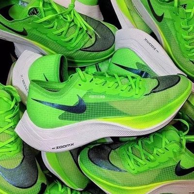 Nike ZoomX Vaporfly Next% 熒光綠 馬拉松 半透明 慢跑鞋 AO4568-300