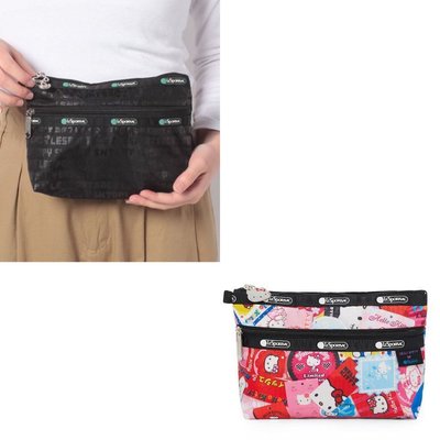 ♥ 小花日韓雜貨 ♥ --LeSportsac 7105 旅行防水包化妝包筆袋KITTY款