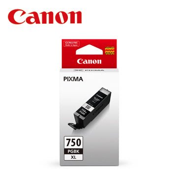 西依歐：CANON PGI-750XL BK 原廠墨水匣(黑色/大容量) (請先詢問庫存)