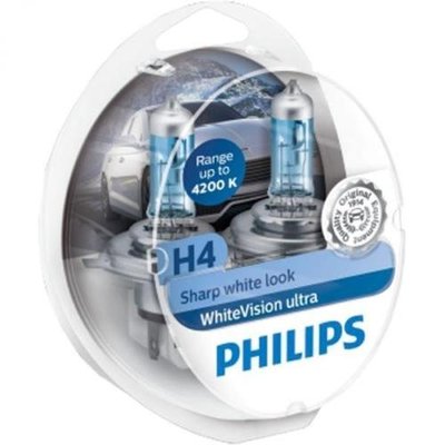促銷 4200k h4 h7 whitevision ultra Philips crystal Osram cbn