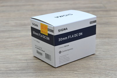 萬佳國際 現貨免運 Sigma 30mm F1.4 DC DN For Nikon Z接環 半幅機專用 恆伸公司貨 門市近西門 Z30 Z50 ZFC適用