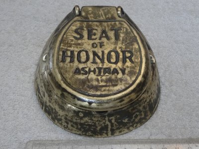 煙灰缸.菸灰缸(1)~~銅製品~~馬桶造型~~SEAT OF HONOR~~ASHTRAY~~懷舊.擺飾.裝飾