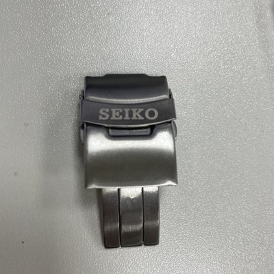 精工錶帶扣含seiko徽標 不銹鋼表扣實心手錶扣 潛水折疊扣 18mm 20mm 22mm 24mm