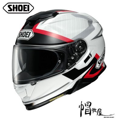 【帽牧屋】日本 SHOEI GT-AIR II AFFAIR TC-6 全罩安全帽 公司貨 內置墨片 透氣 黑/白