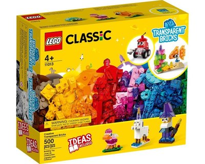 現貨  樂高  LEGO  11013  Classic系列  創意透明顆粒 全新未拆  公司貨