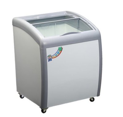 弧型玻璃冷凍櫃 一路領鮮 2尺2 XS-160YX 冰櫃 展示櫃 對拉臥式 冷凍冷藏櫃 一機兩用