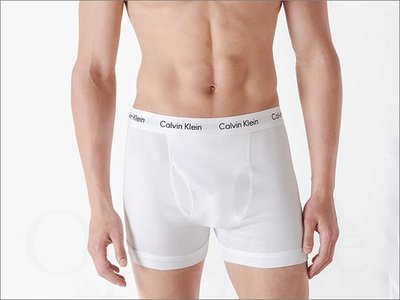 Calvin Klein Boxer CK 卡文克萊男內著 棉質彈性四角褲 平口內褲 兩件ㄧ組 L號 愛Coach包包