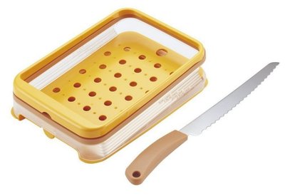 ❤Apple ❤ 日本製 貝印 吐司切片器組 橫切 AC-0071-(含刀吐司切片架吐司麵包切割器)日本製