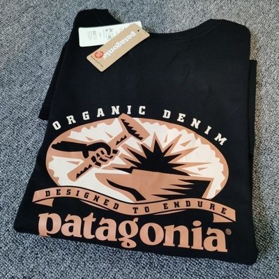 【熱賣精選】Patagonia 短袖美式限定款字母印花純棉男T恤上衣