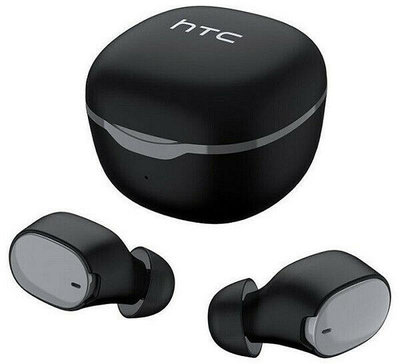 全新現貨 HTC TWS1 Macaron 真藍芽耳機 - black 黑色 - *TW*