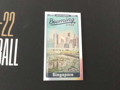 Singapore Booming cities Topps chrome