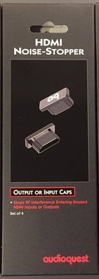 【高雄富豪音響】美國線聖 Audioquest HDMI屏蔽防塵保護蓋 4顆一盒