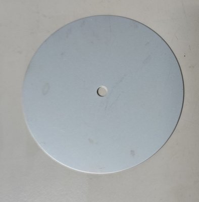 沖壓製造加工 1mm 厚度 鍍鋅板 SECC 圓鐵片 (直徑96mm) 中間圓孔6mm