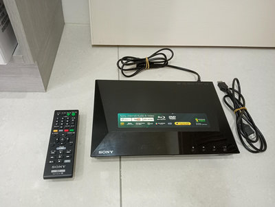 SONY 藍光多媒體播放機(附原廠遙控器、HDMI 線)