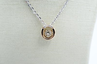 %玉承珠寶%天然鑽石靈動墜子B099(珠寶設計訂做.珠寶代客保養.黃金買賣)