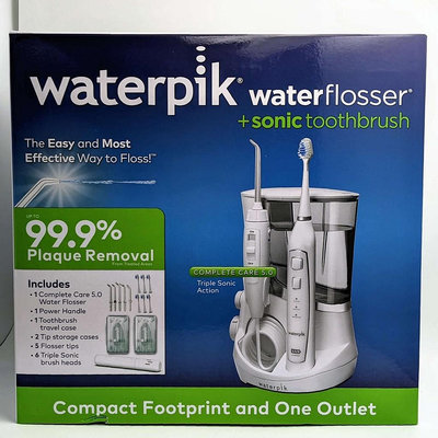 Waterpik WP-890W 892W 沖牙機 電動牙刷套組 含5沖牙頭+6牙刷頭 Complete Care5.0