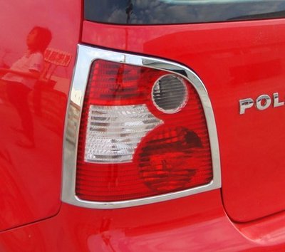 《※金螃蟹※》福斯 VW Polo 9N MK4 02-05年 鍍鉻尾燈框 後燈框 台灣製造 改裝 精品 配件