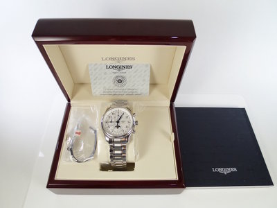 [卡貝拉精品交流] LONGINES 浪琴 Master 名匠系列 巨擘 年曆月相 計時機械錶 42mm 收藏釋出