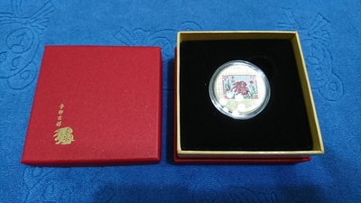 中華民國100年發行，中央造幣廠製，辛卯 - 兔年紀念銅章，原盒證，美品
