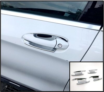 圓夢工廠 Benz 賓士 GLA X156 GLA220 GLA250 2014~20 改裝 鍍鉻銀 車門防刮門碗內襯貼
