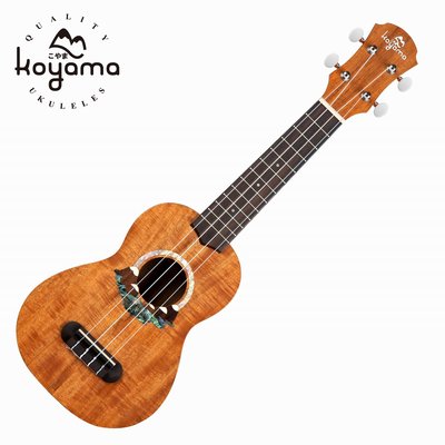 KOYAMA PARADISE 設計師天堂山系列 21吋烏克麗麗 相思木單板 Soprano ukulele