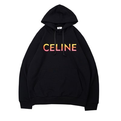 GoodStyle 歐美新款 Celine logo 早秋男女同款 連帽T恤休閒上衣 優質選擇~特
