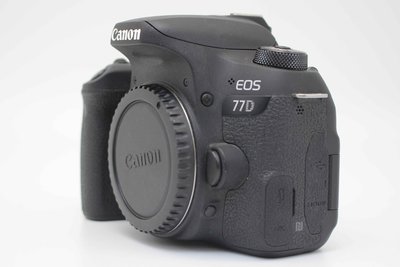 【台南橙市3C】Canon EOS 77D 單機身 公司貨 2420萬 APS-C 二手相機 快門數162xx張 #89004