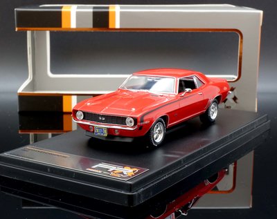 【M.A.S.H】[現貨瘋狂價] Premium X 1/43 Chevrolet Camaro SS 1969 red