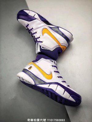 Nike Zoom Kobe 1 ZK1 白紫黃 潮流 經典 中筒 籃球鞋 AQ2728-101 男鞋