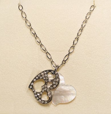 《售出》❤️全新 D&D Jewelry 浪漫雙心項鍊 隨心所欲 任意雙面配戴