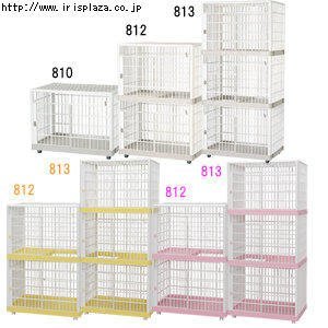 日本IRIS貓籠貓咪室內屋寵物屋812米色粉色黃色超低價☆米可多寵物精品☆