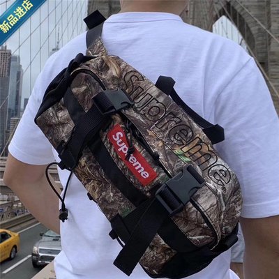 SUPREME 19FW 47TH SHOULDER BAG 樹葉迷彩男女腰包斜挎包胸包潮| Yahoo