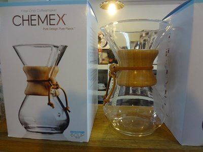 ==老棧咖啡== CHEMEX 咖啡壺 6人份 木手把 最新版包裝