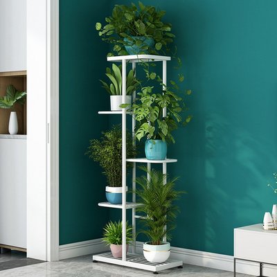 Plant Stand Balcony Flower Pot Ladder Shelf Outdoor Garden@喵喵小鋪