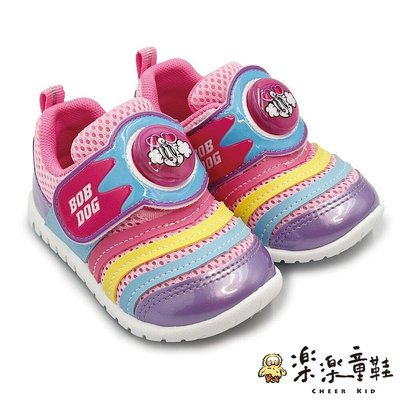 【樂樂童鞋】台灣製女童卡通電燈布鞋 C099-3 - 巴布豆 運動鞋 童鞋 布鞋 電燈鞋 寶寶鞋 MIT童鞋 電燈運動鞋