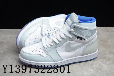 Air Jordan 1 High Zoom R2T 白藍 清新 百搭 文化 籃球鞋 情侶鞋 CK6637-104公司級