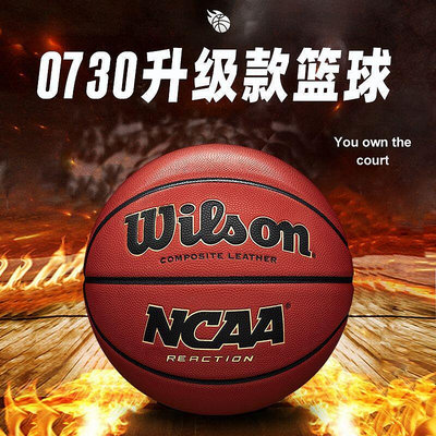 【現貨】籃球 訓練籃球 成人籃球 Wilson威爾勝官方正品 專業籃球 兒童NCAA藍球 7號威爾遜WTB0730
