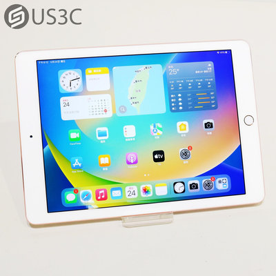 【US3C-青海店】【一元起標】台灣公司貨 Apple iPad Pro 9.7吋 128G WiFi 粉色 Retina 指紋辨識 二手平板