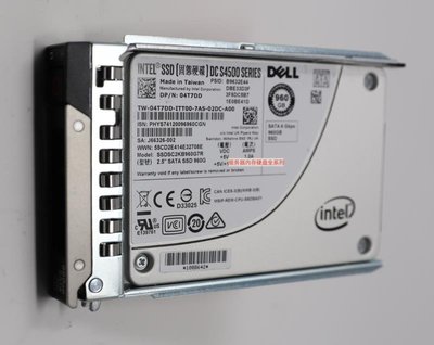 DELL R720 R730 R740 R750固態硬碟 S4500 960G SSD SATA 6GB 2.5