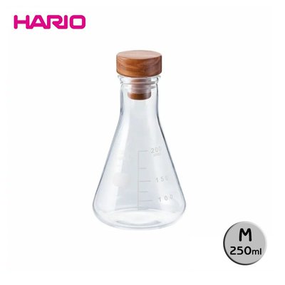HARIO 三角燒杯保存罐 鹽罐 咖啡豆罐 糖罐 M(250ml)