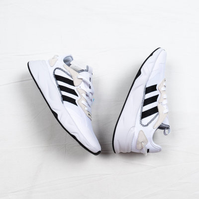 Adidas Neo FUTUREFLOW 黑白 透氣網面 休閒運動跑步鞋 男女鞋 FW3378【ADIDAS x NIKE】
