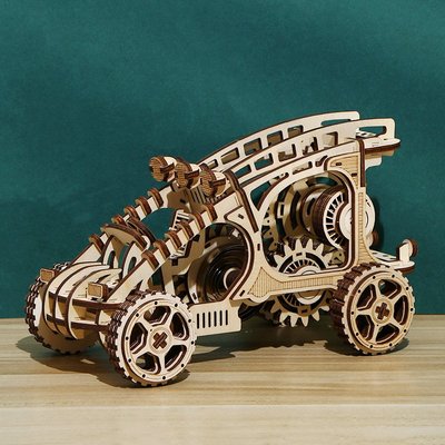 立體拼圖3D立體拼圖碰碰車仿真立體模型擺件 益智類木質拼圖 兒童早教玩具