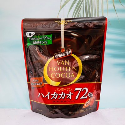 日本 片岡 VAN HOUTEN 沖調可可 cocoa 可可72% 190g