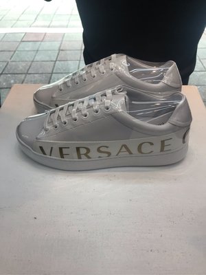 Versace collection 白色 Logo 小白鞋 休閒鞋 全新正品 男裝 男鞋 歐洲精品