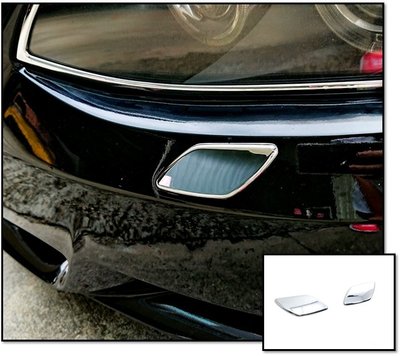 圓夢工廠 BMW 3 E92 06~10 320i 328i 330i 335i 改裝 鍍鉻銀 前保桿 前燈噴水蓋飾貼