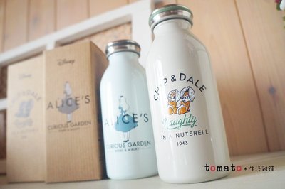˙ＴＯＭＡＴＯ生活雜鋪˙日本進口雜貨迪士尼系列圖樣牛奶瓶造型真空二重構造保溫保冷瓶(現貨+預購)