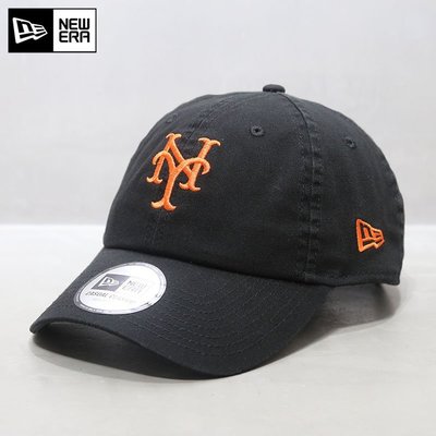 現貨優選#NewEra鴨舌帽Casual Classic軟頂大標紐約大都會NY棒球帽MLB潮牌簡約